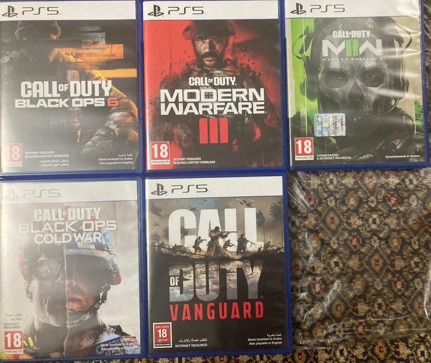 مجموعه بازی call of duty برای ps5|کنسول، بازی ویدئویی و آنلاین|تهران, بهار|دیوار