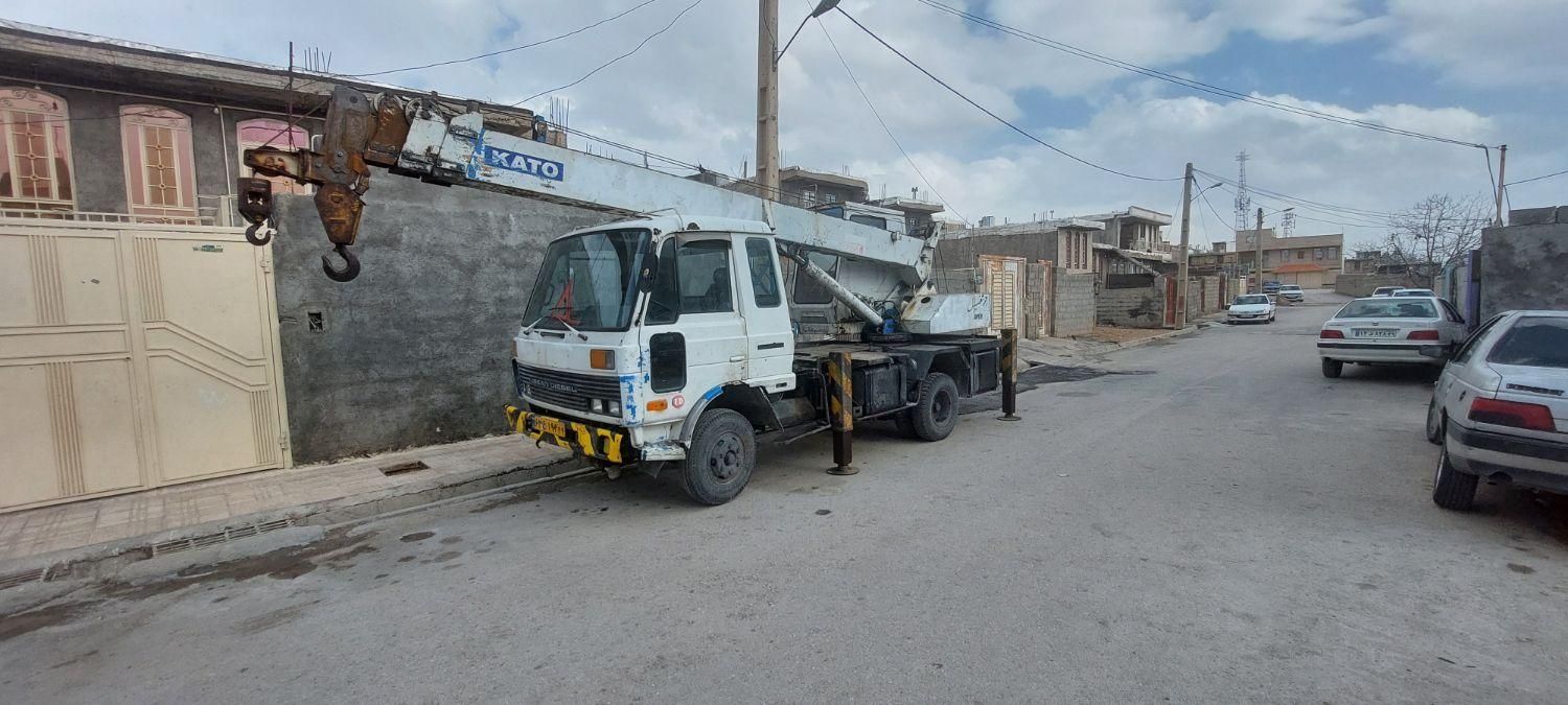 جرثقیل ۷ تن دکل بلند و بالابر ۲۲ متری|خدمات حمل و نقل|یاسوج, |دیوار