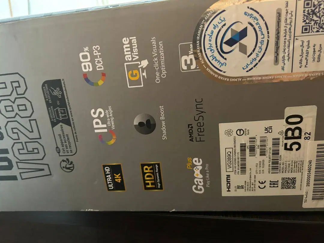 مانیتور گیمینگ ایسوس 28 اینچ 4k|قطعات و لوازم جانبی رایانه|تهران, یوسف‌آباد|دیوار