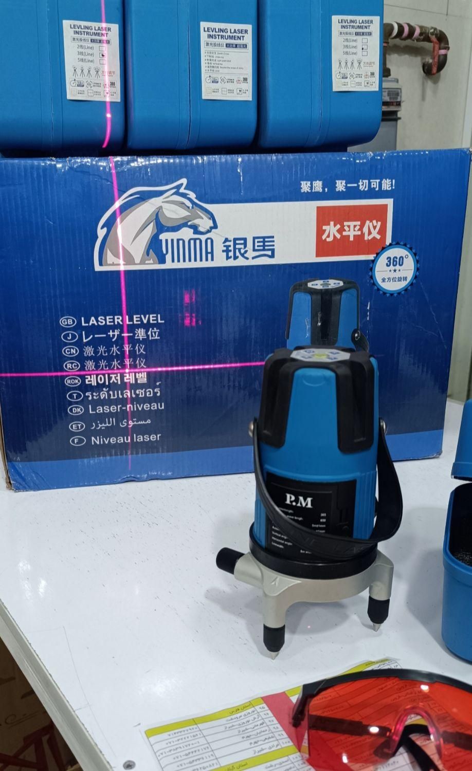 تراز لیزری ۲خط نور قرمز پی ام PM نقطه زن|ابزارآلات|شیراز, شهرک رضوان|دیوار