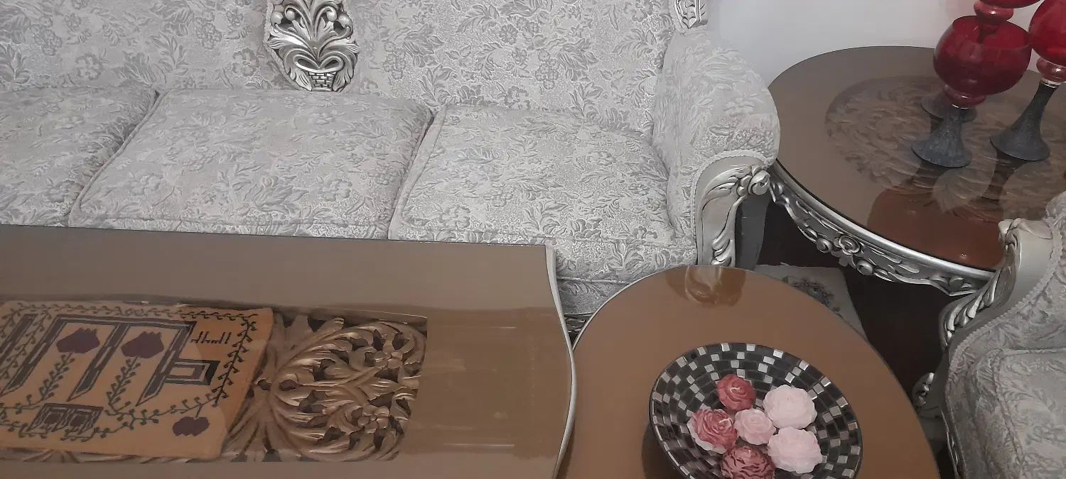 مبل استیل ۹ نفره + نهار خوری ۱۰ نفره|مبلمان خانگی و میز عسلی|تهران, کوی بیمه|دیوار