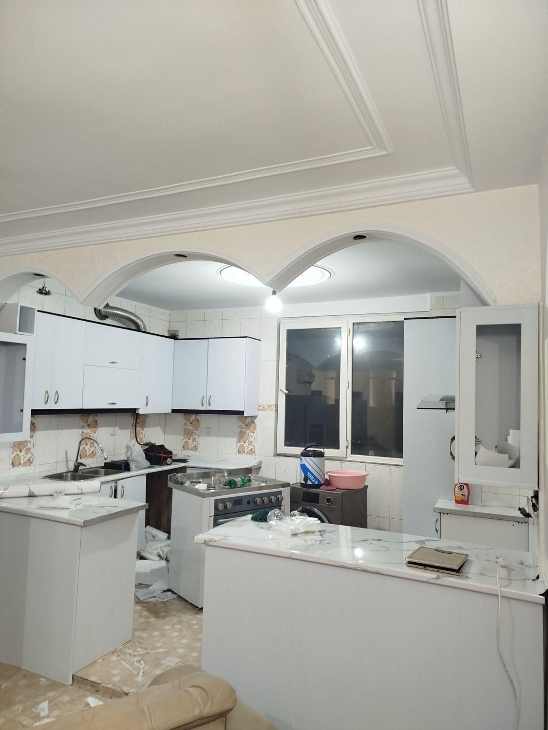 نصب نصاب کاغذدیواری و برچسب کابینت|خدمات پیشه و مهارت|قرچک, مهدیه|دیوار