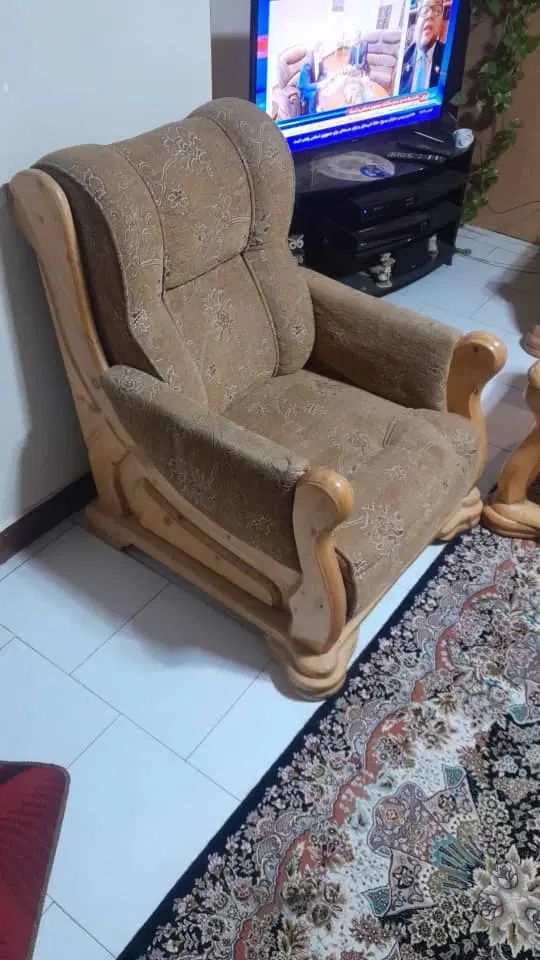 مبل آمریکایی چوب بی نقص وکاملا قابل تعویض پارچه|مبلمان خانگی و میز عسلی|کرج, محمد آباد|دیوار