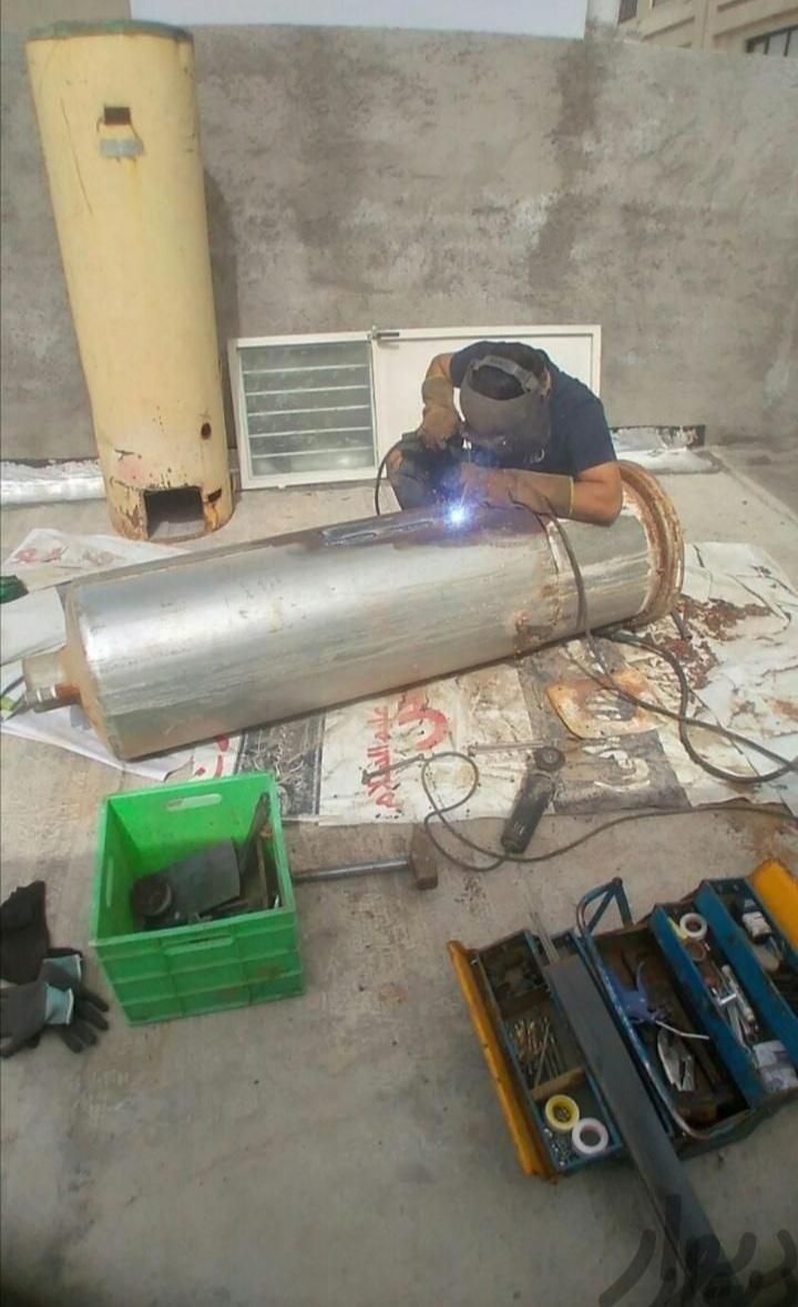 تعمیرات جوشکاری ابگرمکن ومنبع در محل ومنزل شما|خدمات پیشه و مهارت|ارومیه, |دیوار