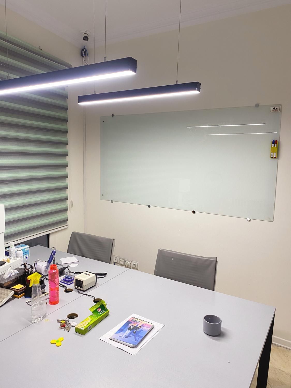 تخته وایت برد شیشه ای (رنگ کوره 700 درجه)گلس برد|لوازم التحریر|تهران, شهرک ولیعصر جنوبی|دیوار