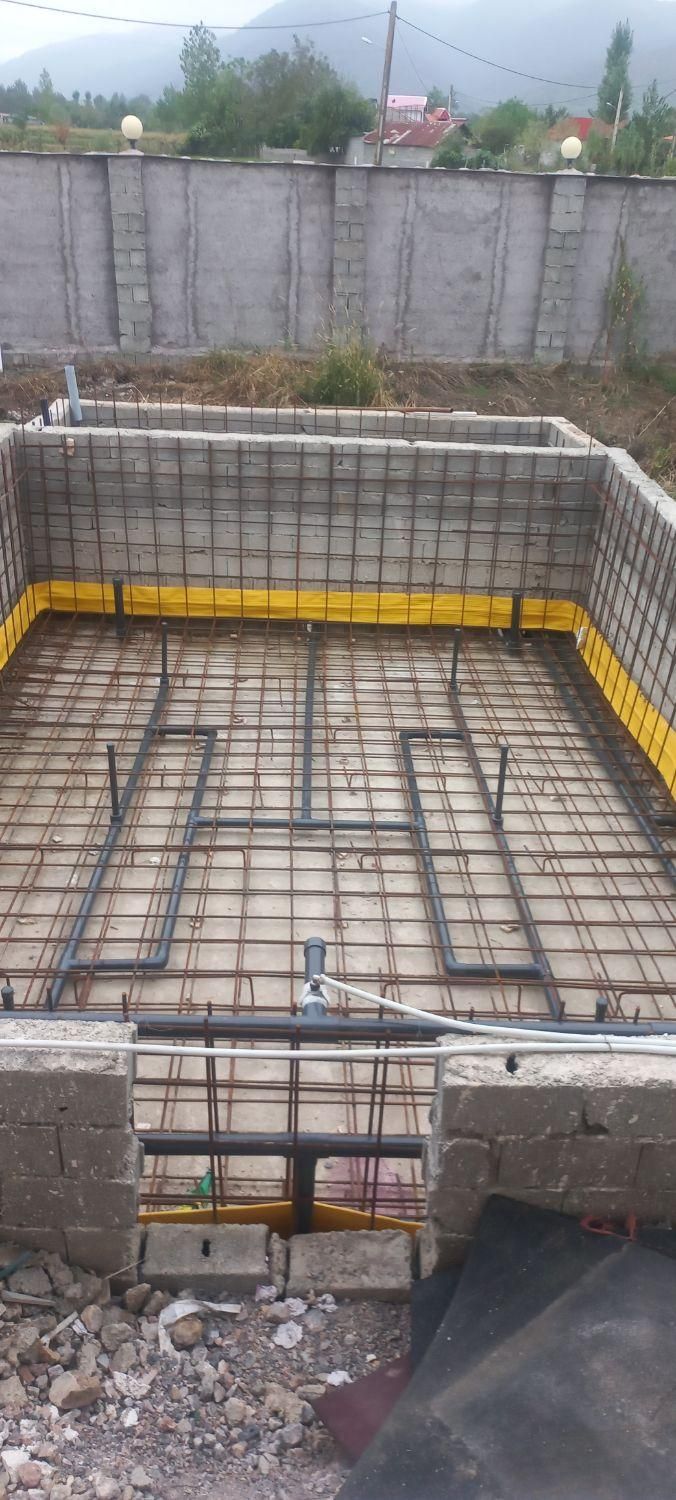 ارماتور بندی استخر وساختمان|خدمات پیشه و مهارت|صومعه‌سرا, |دیوار