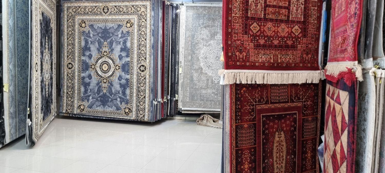 فرش قیمت مناسب رنگ توسی سبز طوسی قرمز * فروش اقساط|فرش|مشهد, هدایت|دیوار