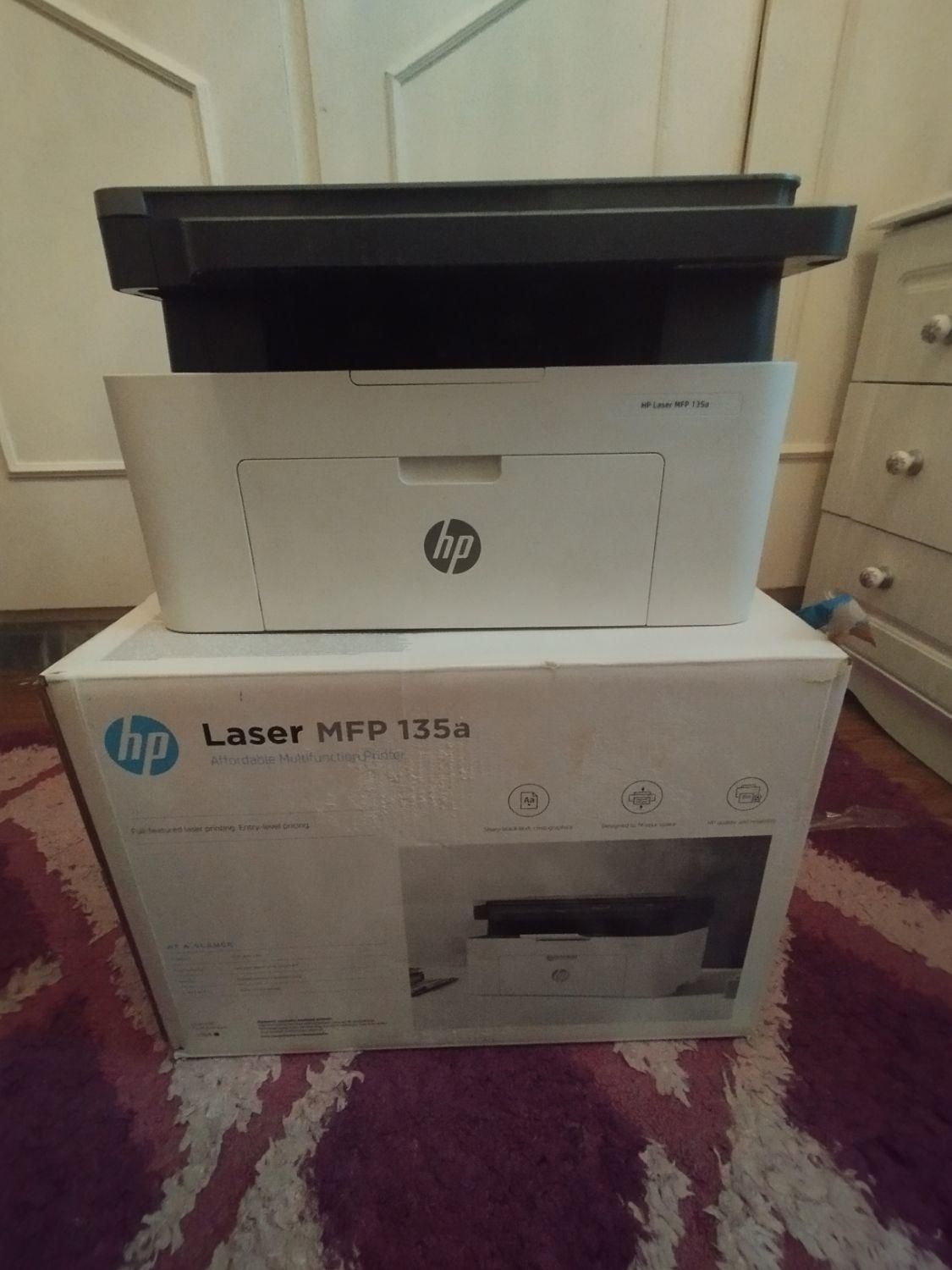 پرینتر اچ پی سه کاره چاپ لیزری مدل Laser MFP 135a|پرینتر، اسکنر، کپی، فکس|تهران, نارمک|دیوار