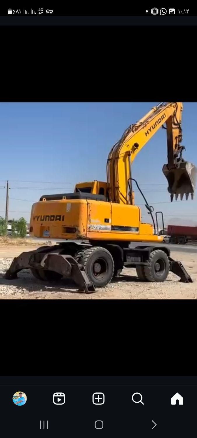 بیل مکانیکی هیوندا  لاستیکی ۱۷۰|خودرو سنگین|تهران, شهرک کوهسار|دیوار