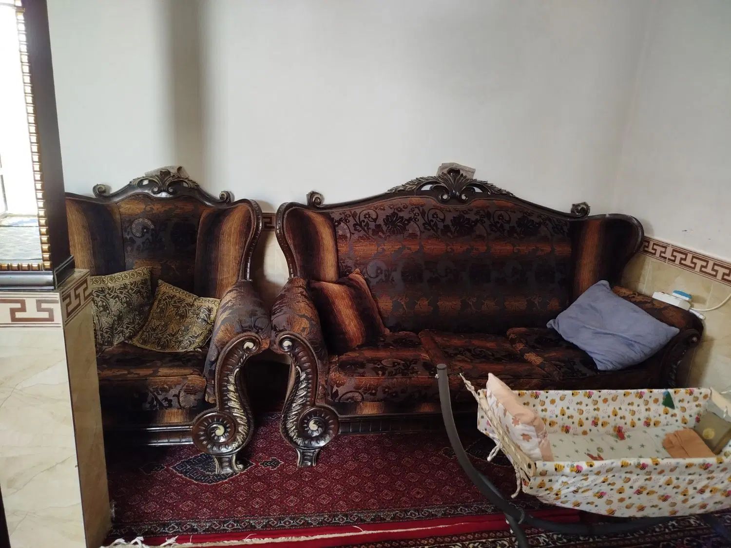 مبل هفت نفره سلطنتی|مبلمان خانگی و میز عسلی|کرمانشاه, |دیوار