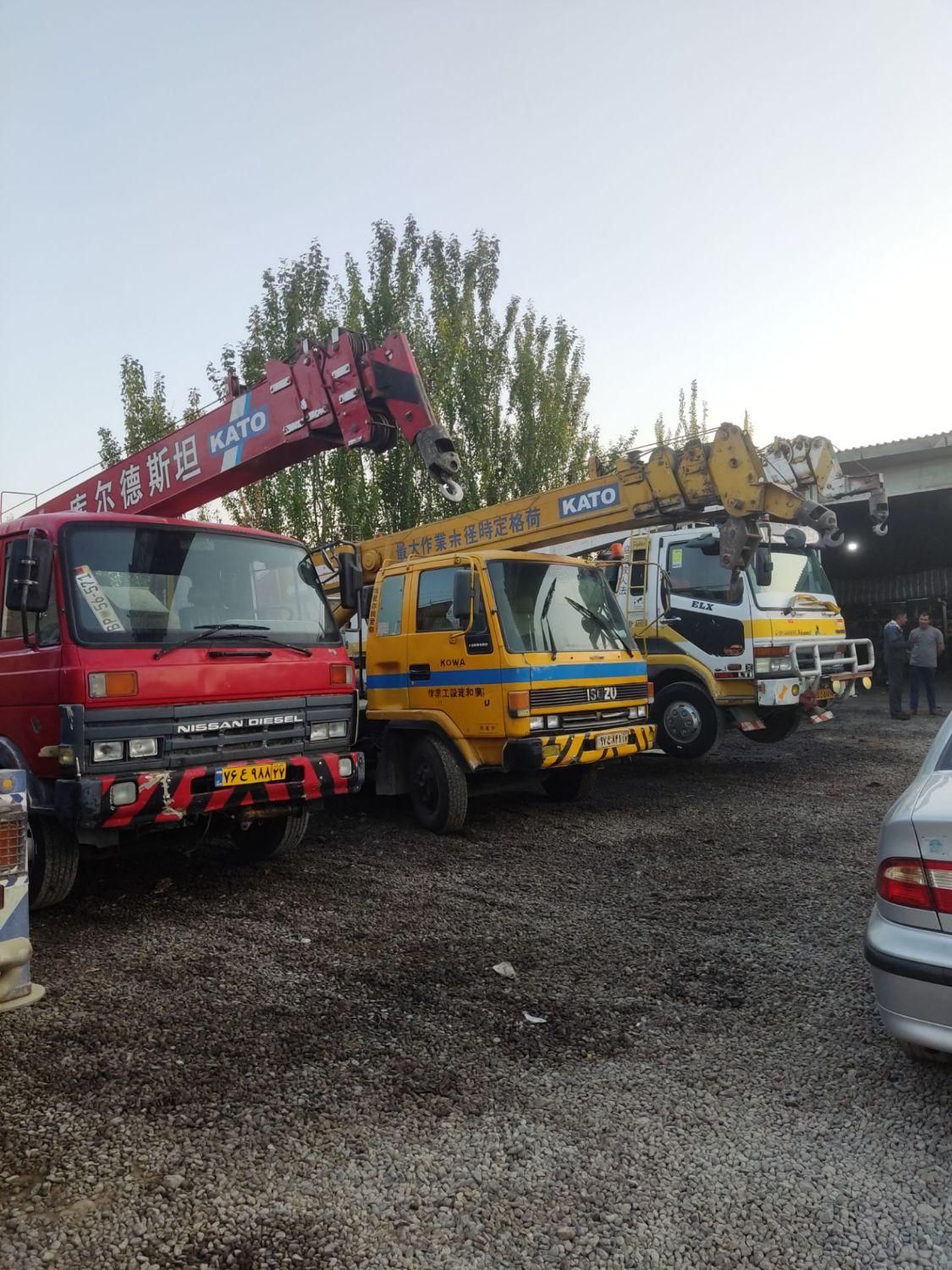 جرثقیل ۷تنی دکل بلند ۲۷متری بارگیری|خدمات حمل و نقل|ارومیه, |دیوار