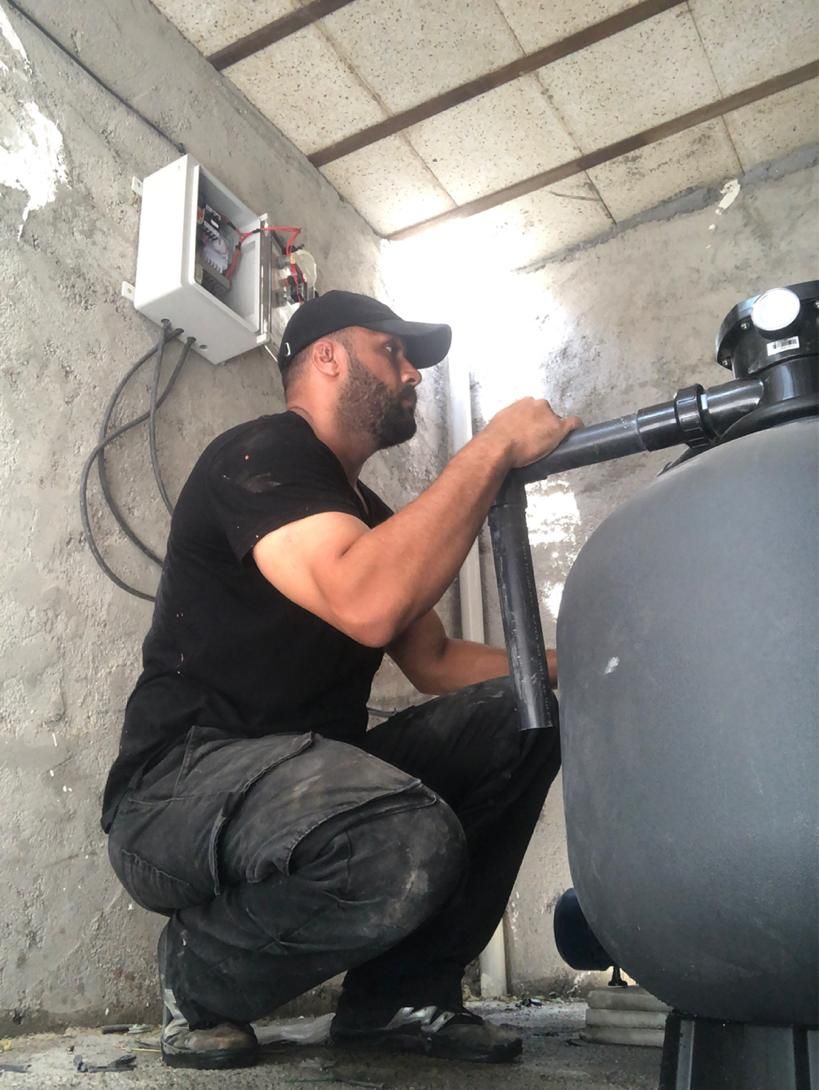 تاسیسات مسکونی صنعتی تجاری استخر جکوزی|خدمات پیشه و مهارت|پرند, فاز ۱|دیوار