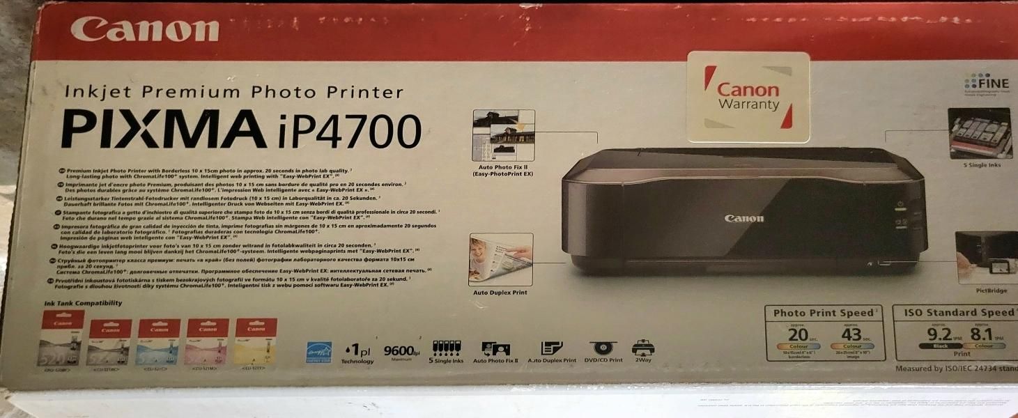 پرینتر جوهر افشان ip4700 کانن|پرینتر، اسکنر، کپی، فکس|تهران, اختیاریه|دیوار