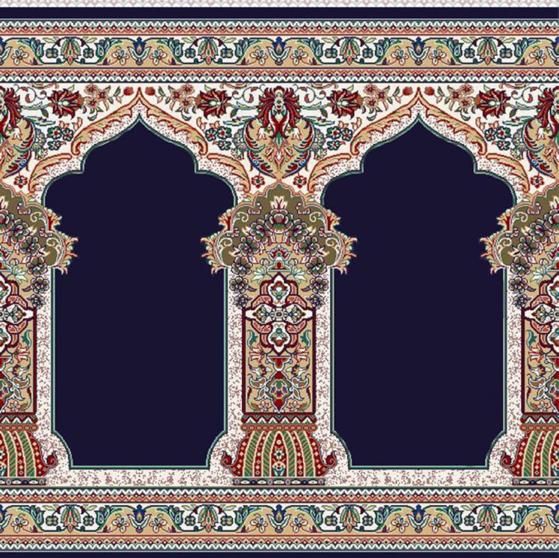 سجاده بدون مهراب وسط رنگبندی زیبا|فرش|ری, شهید غیوری (ابن باویه)|دیوار