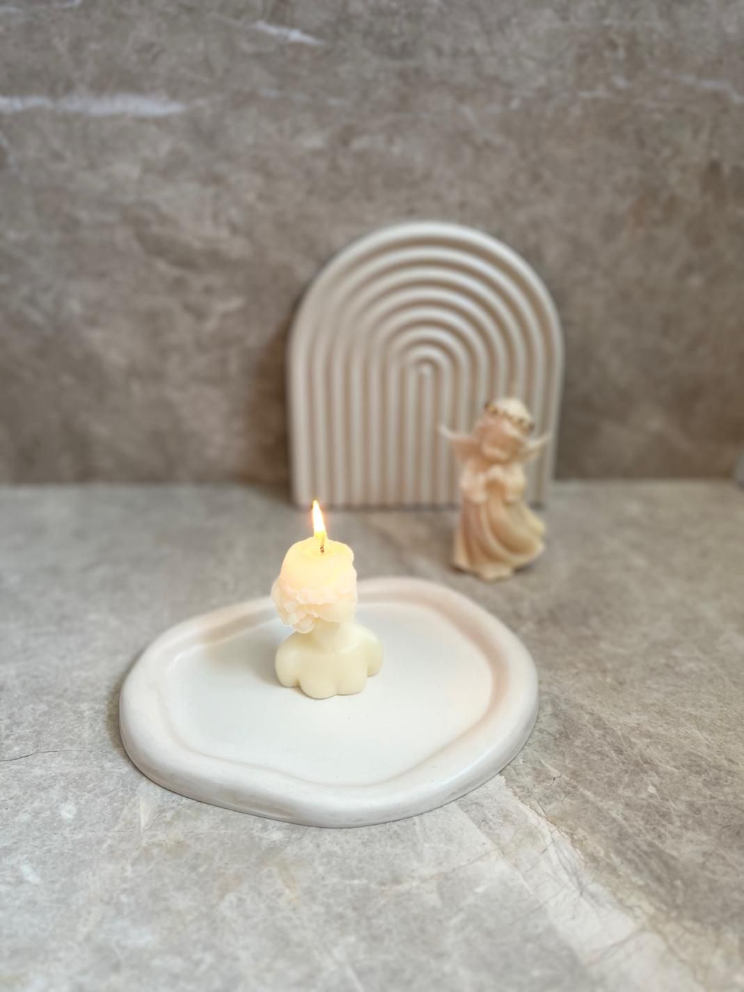 شمع شمع تراپی سنگ مصنوعی گیفت عروسی تولد|صنایع دستی و سایر لوازم تزئینی|شیراز, زرهی|دیوار