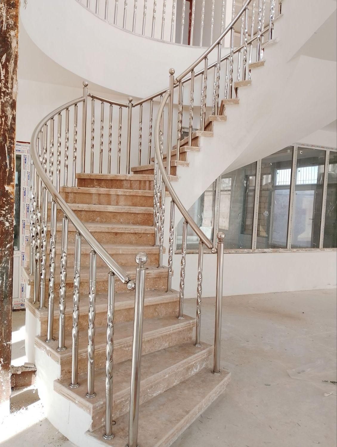 نرده و حفاظ استیل پله گرد|خدمات پیشه و مهارت|مشهد, حسینآباد|دیوار