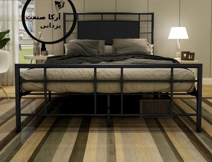 تخت خواب دونفره فلزی مدل پردیس  ( آرکا صنعت)|تخت و سرویس خواب|مشهد, شهید آوینی|دیوار