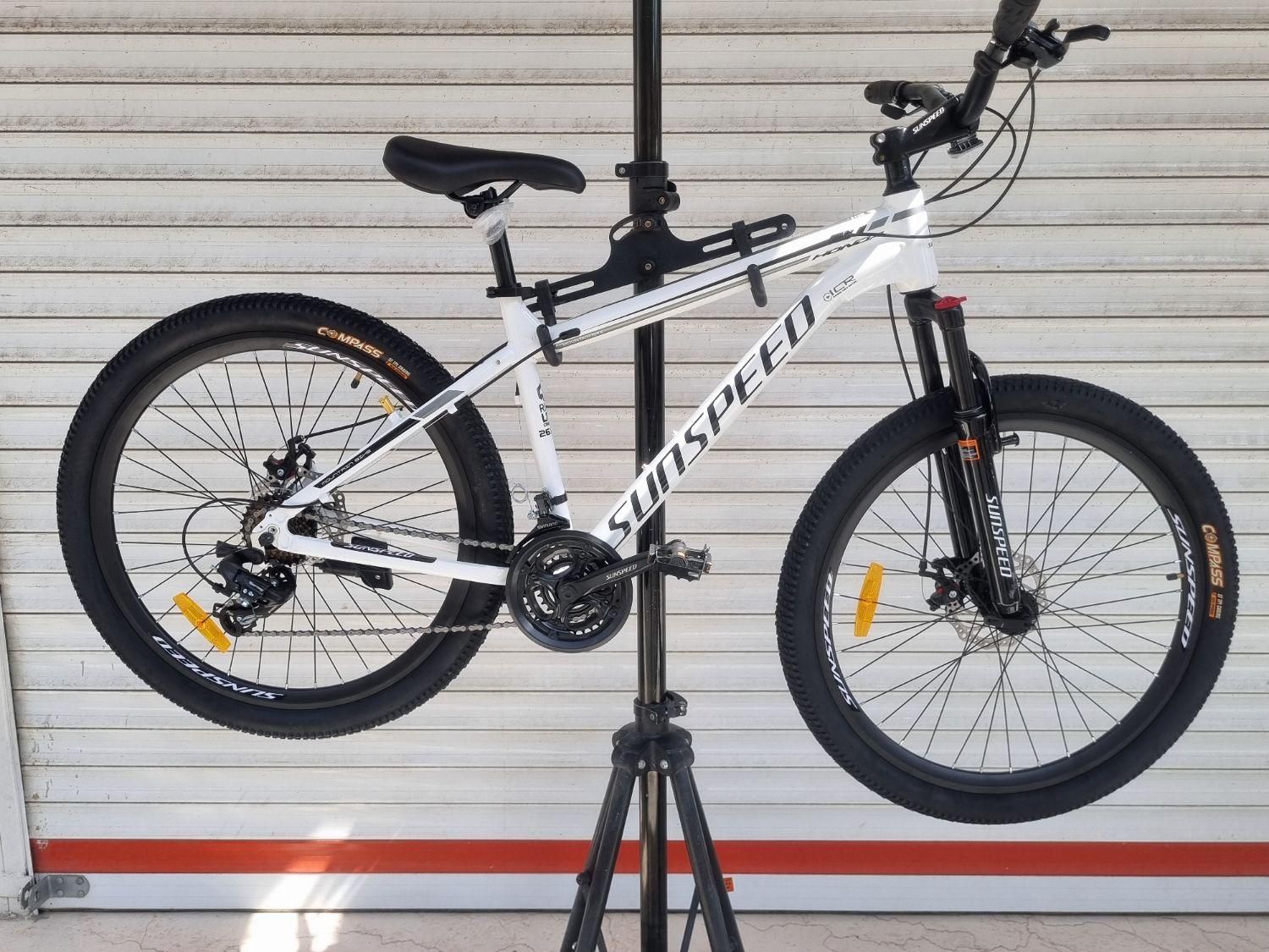 دوچرخه26سان اسپید مدل هندا آلمینیوم ترمز دیسکی|دوچرخه، اسکیت، اسکوتر|تهران, بهارستان|دیوار