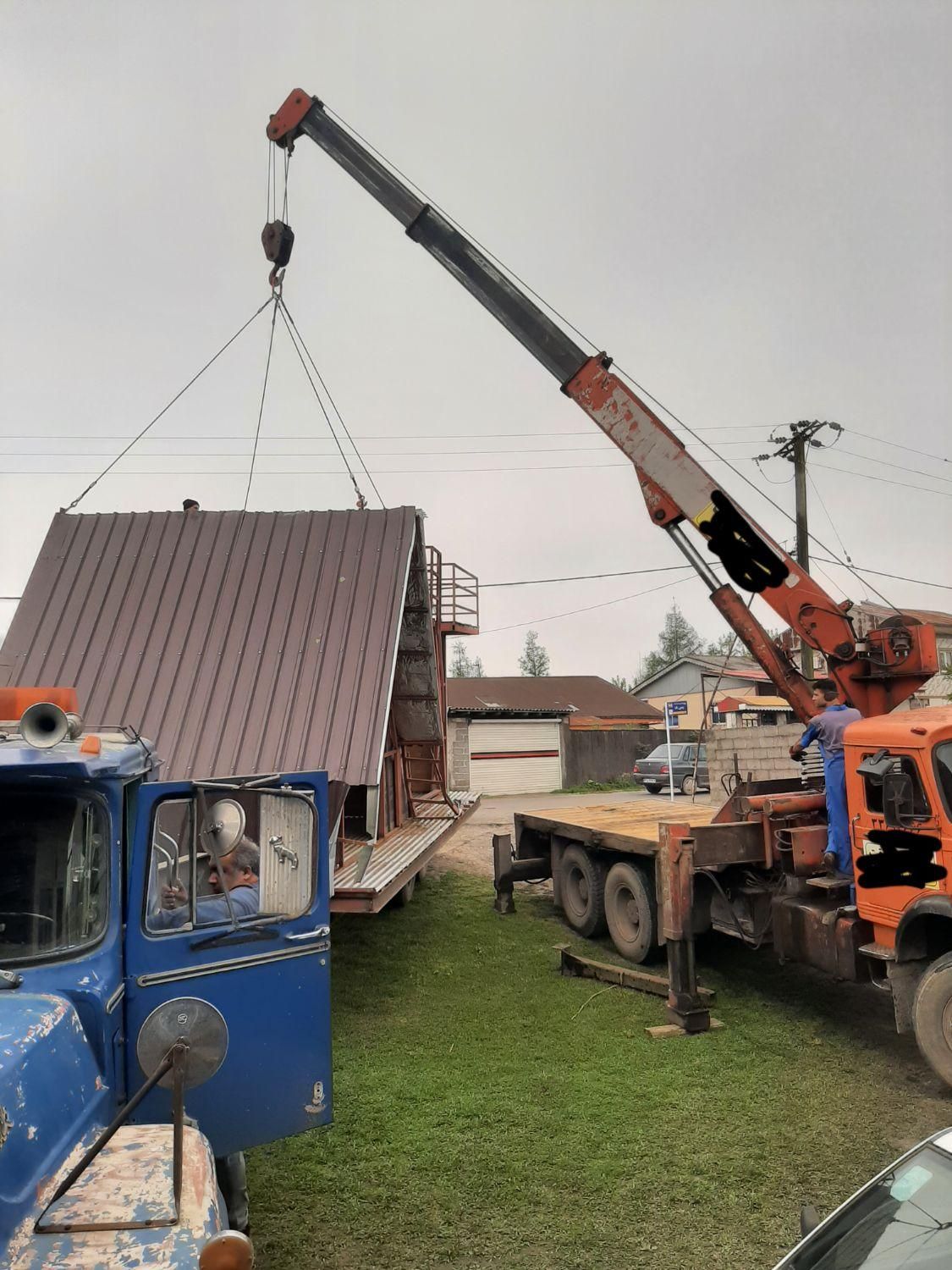 جرثقیل ۱۵تن الی ۲تن به صورت شبانه روزی|خدمات حمل و نقل|رشت, نیروی دریایی|دیوار