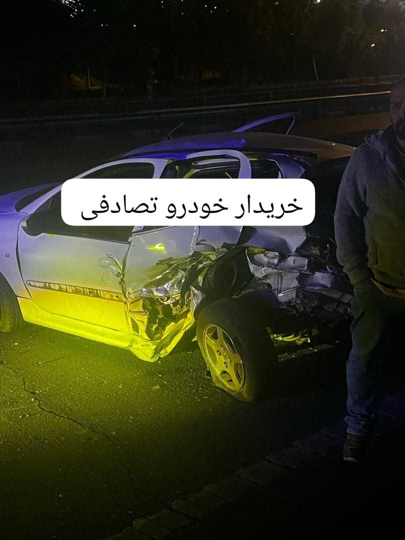 پژو ۲۰۷ تومات مدل ۹۶ معاوضه با خودروی تصادفی و چپی|خودرو سواری و وانت|تهران, جنت‌آباد مرکزی|دیوار
