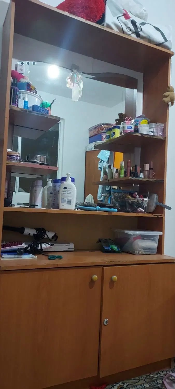 کمد اریش یا کمد کتاب|کتابخانه، شلف، قفسه‌های دیواری|کرج, باغستان|دیوار