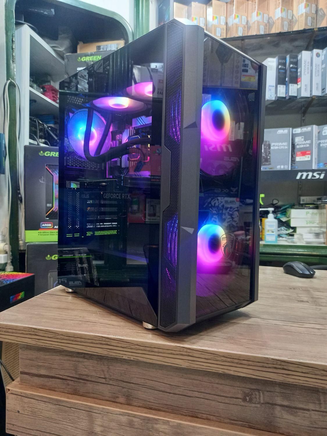 کیس گیم با گرافیک 4060TI 16G|رایانه رومیزی|رشت, حاجی آباد|دیوار