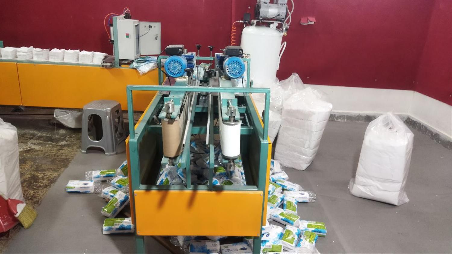 صفر تا صد خطوط تولید دستمال کاغذی لفاف|فروشگاه و مغازه|مشهد, آزادشهر|دیوار