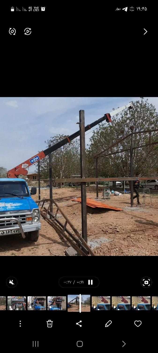 جرثقیل نیسان ۲تنی|خدمات حمل و نقل|ابهر, |دیوار