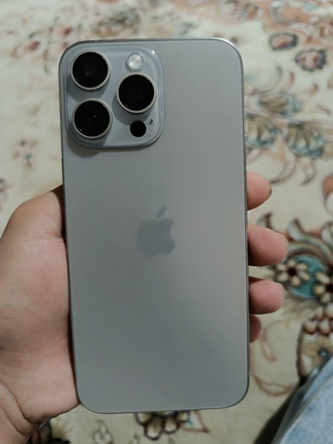 اپل iPhone 15 Pro Max با حافظهٔ ۱ ترابایت|موبایل|تربت جام, مطهری|دیوار