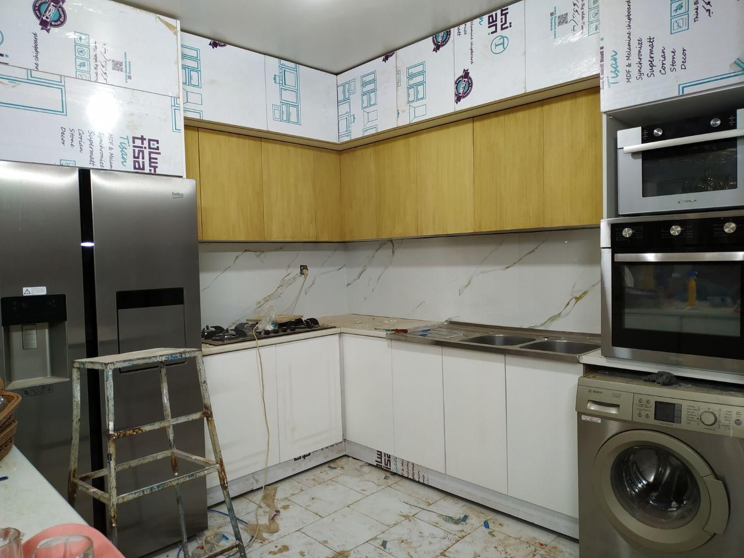 بازسازی و نصب کابینت کفپوش نقاشی کاغذ دیواری کناف|خدمات پیشه و مهارت|اردبیل, |دیوار