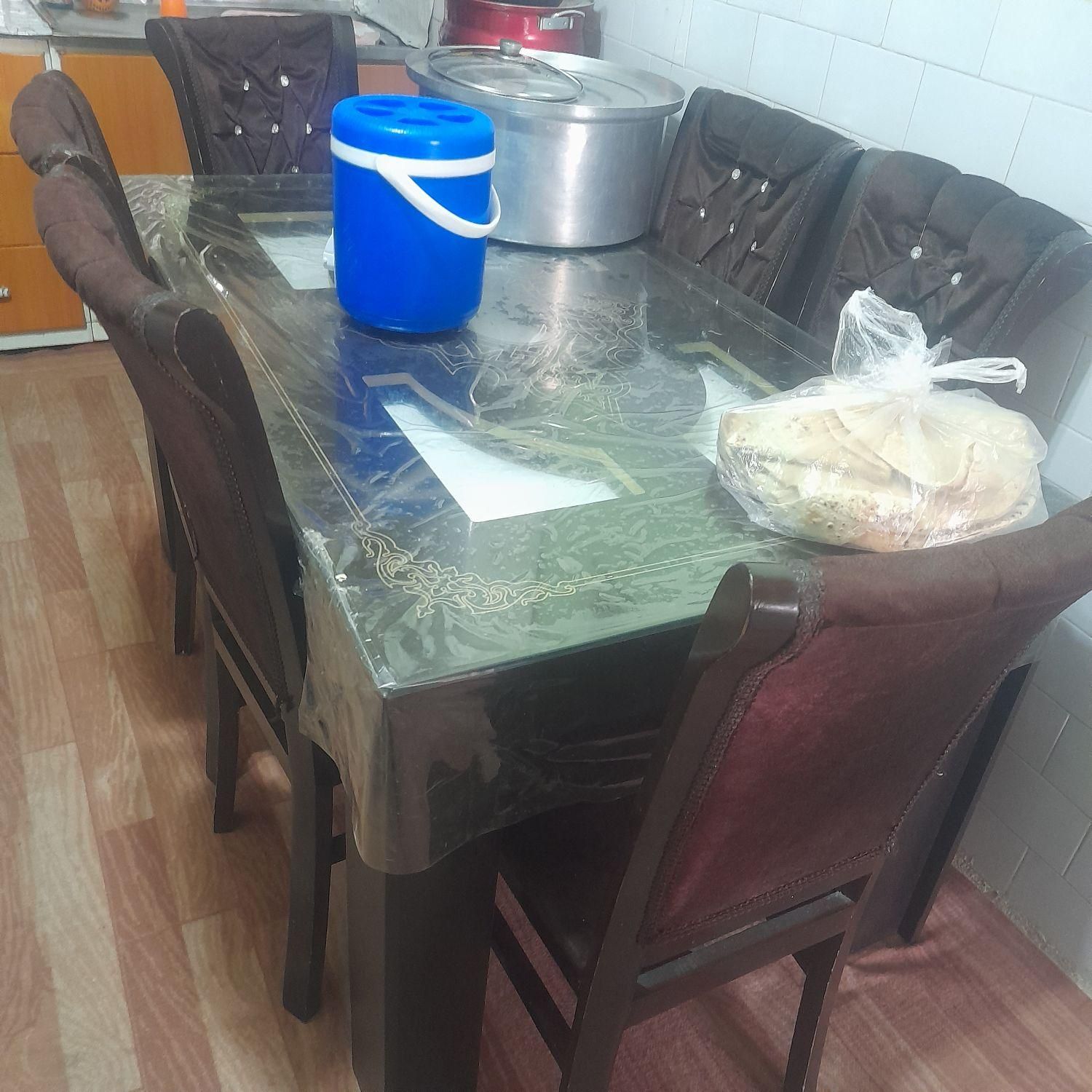 میز نهارخوری بدوم زدگی|میز و صندلی غذاخوری|اندیمشک, |دیوار