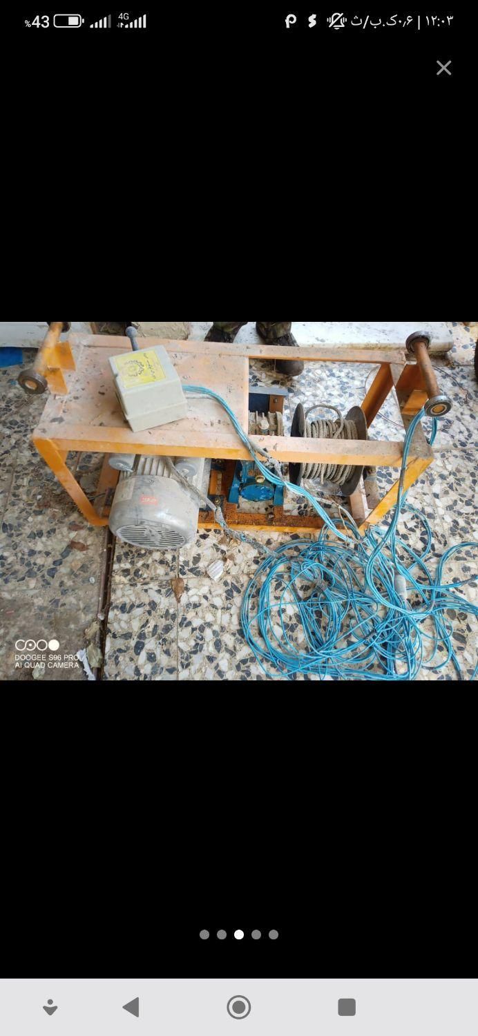 بورخرید فرد پمپ باد بالابر ساختمانی موتوربرق|مصالح و تجهیزات ساختمان|کرج, جهان‌شهر|دیوار