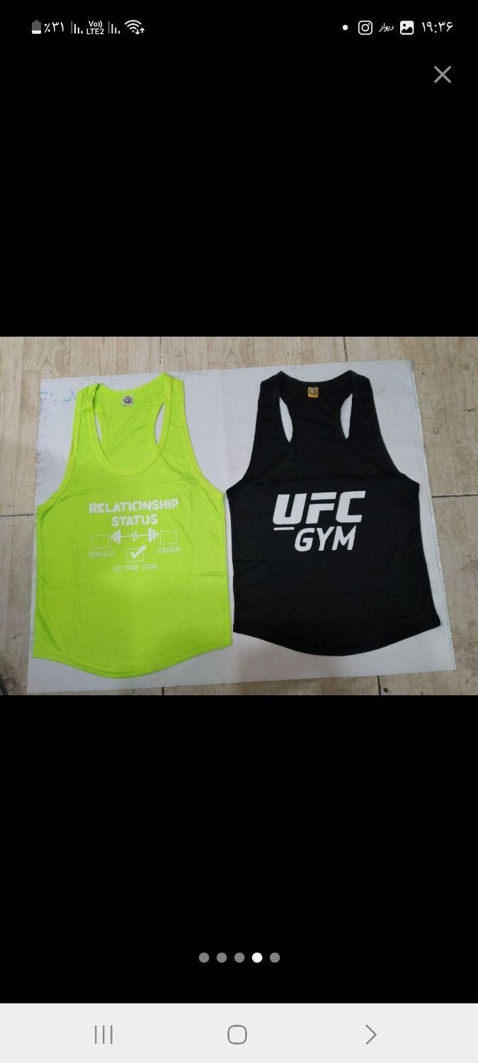 رکابی تیشرت طرحدار و ساده بدنسازی مردانه ورزشی|لباس|تبریز, |دیوار