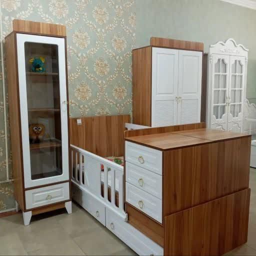 سیسمونی کامل چ.ک.ی /سرویس خواب نوزادی ماهان|تخت و صندلی بچه|اصفهان, شهریار|دیوار