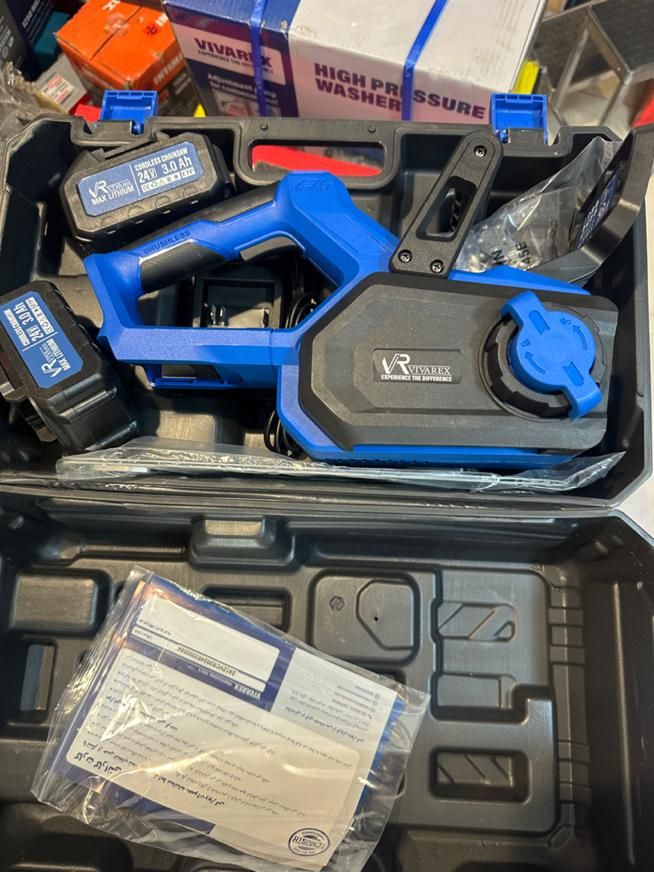 اره زنجیری شارژی ۳۰ سانت ویوارکس ۲ باطری|ابزارآلات|تهران, ائمه اطهار|دیوار