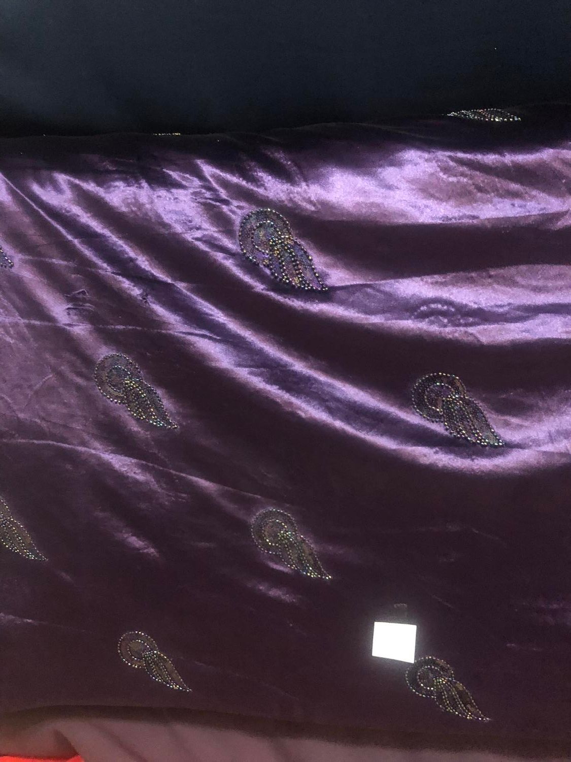 مخمل سنگدوزی و پارچه مخمل گل پرسی و تور پولکدوزی|لباس|شاهینشهر, عطار|دیوار