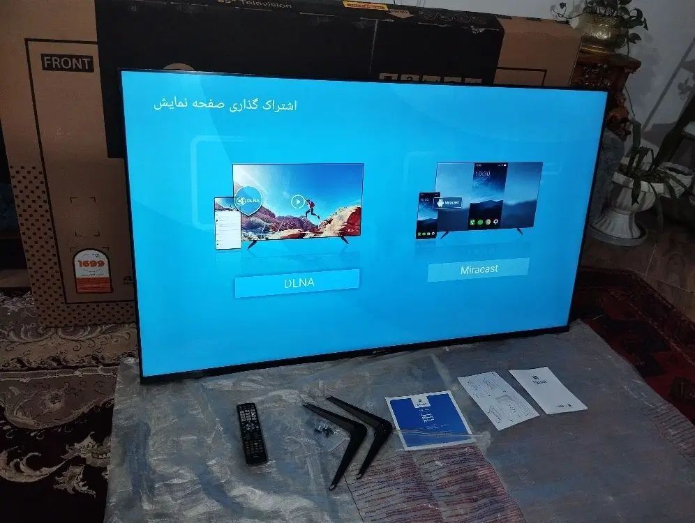 ال ای دی55اینچ فرم لس اسمارت هوشمند فورکی اندروید|تلویزیون و پروژکتور|مشهد, شهید معقول|دیوار