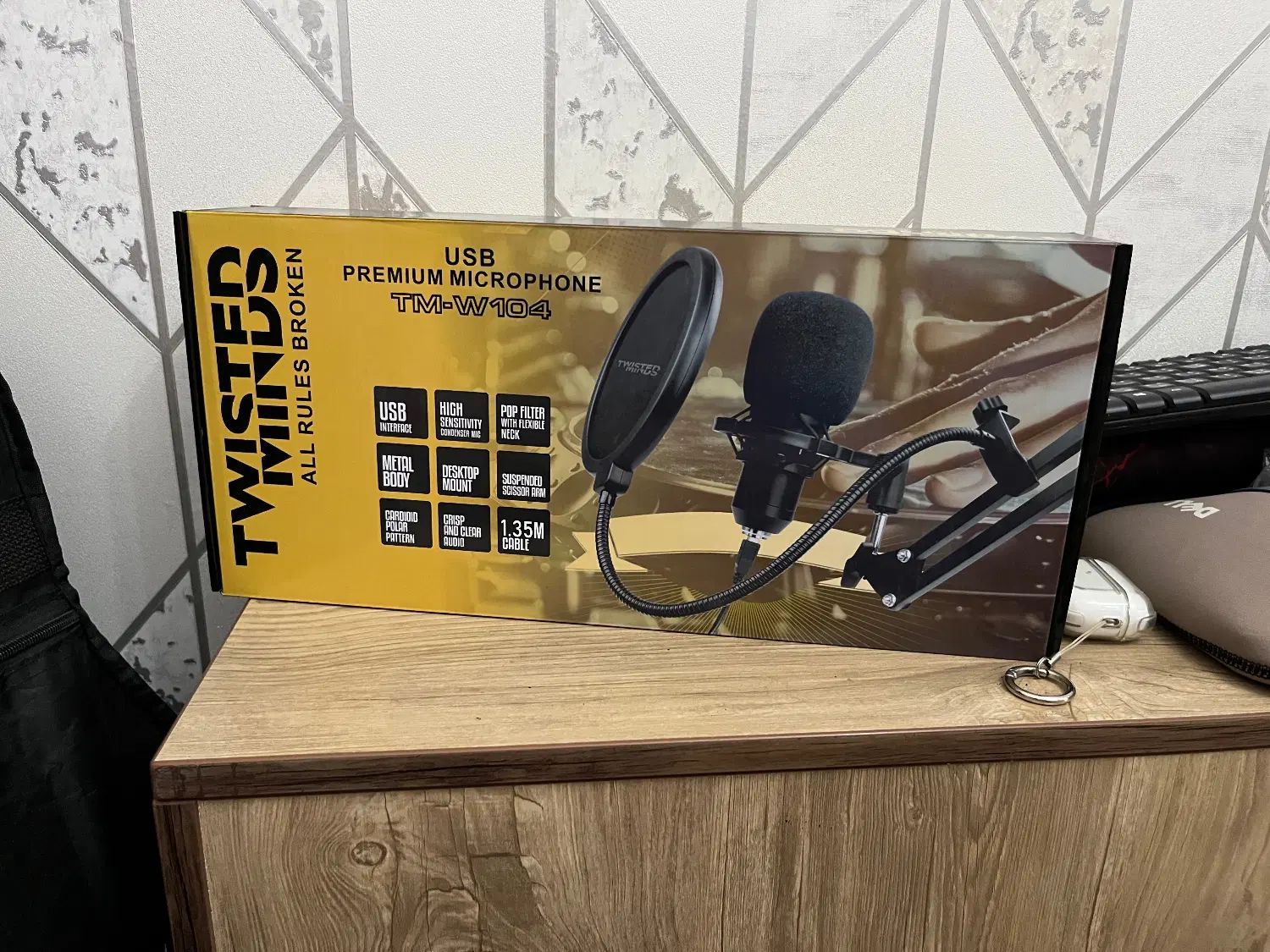 میکروفون گیمینگ مخصوص استریم تویستد مایندز TM-W104|قطعات و لوازم جانبی رایانه|تهران, امیر بهادر|دیوار