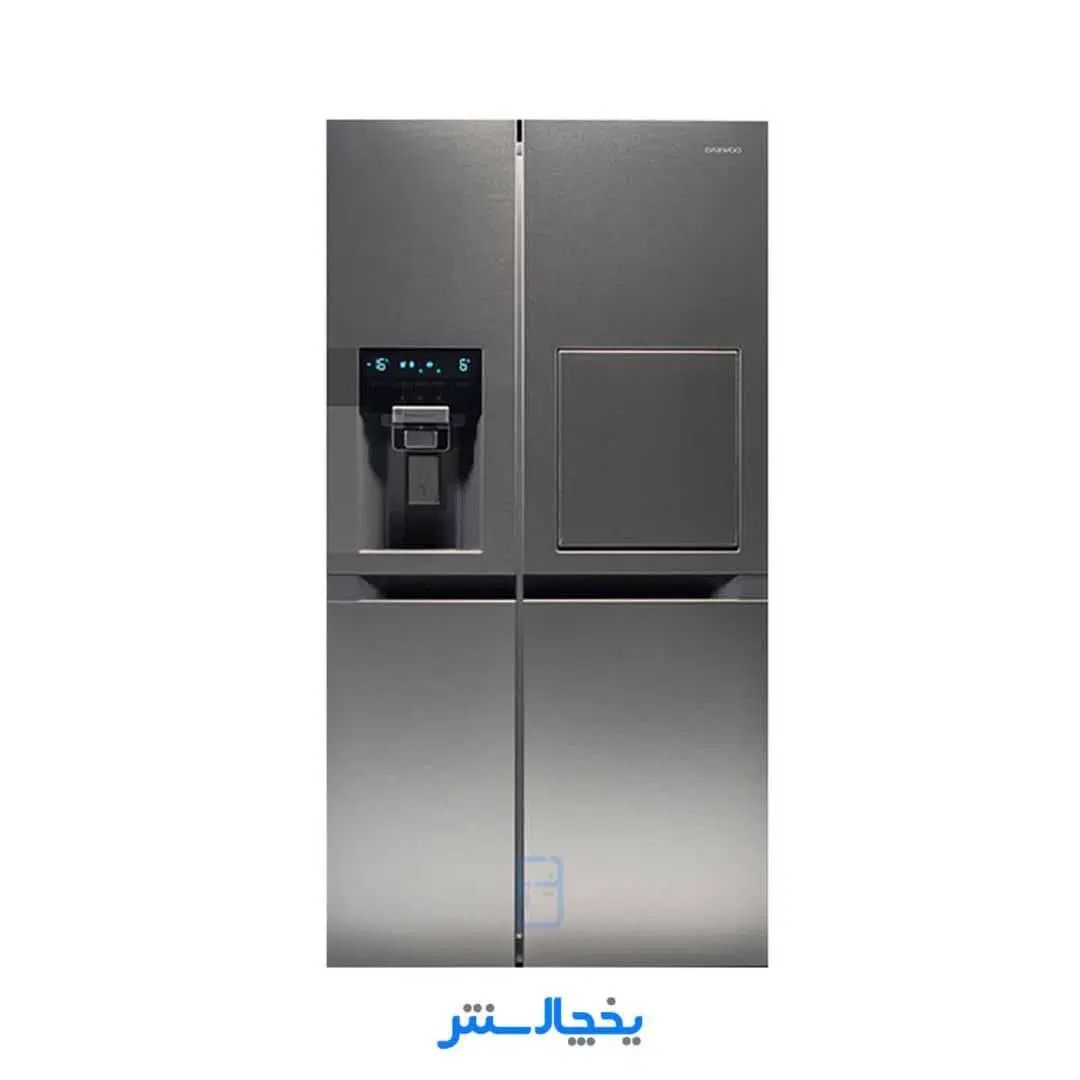 ساید دوو 2021استیل یک عدد موجود پلمپ تحویل فوری|یخچال و فریزر|مشهد, سلام|دیوار