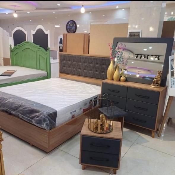 بلوط چوب تخت خواب.سرویس خواب.بلوط|تخت و سرویس خواب|خرم‌آباد, |دیوار