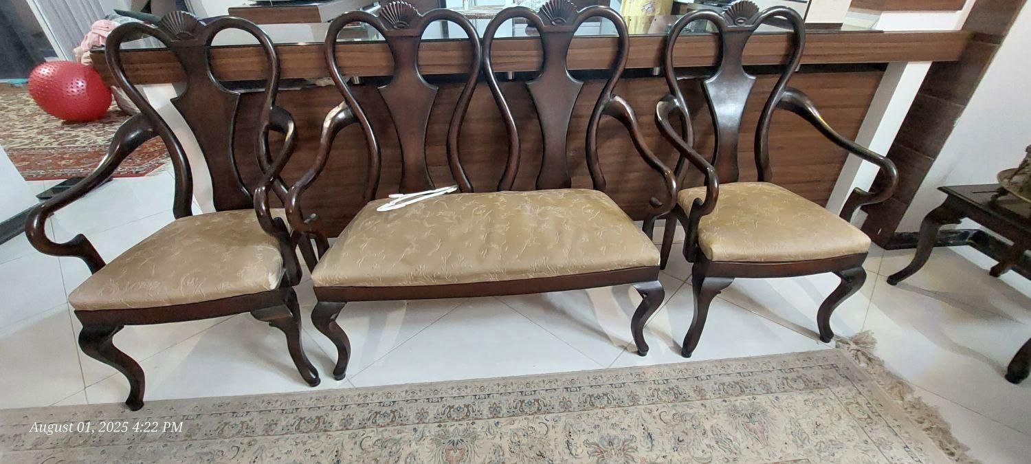 مبل چوبی عصایی|مبلمان خانگی و میز عسلی|اصفهان, کارلادان|دیوار