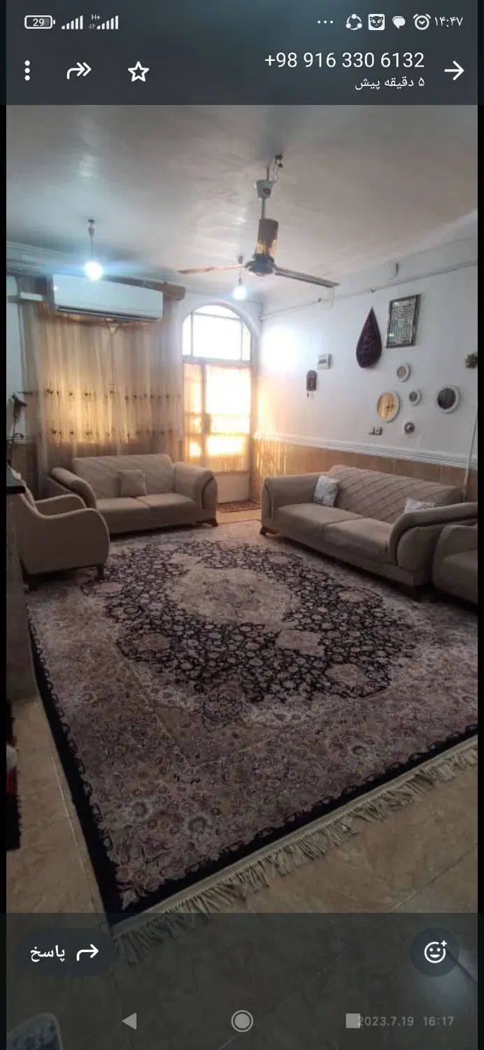 اجاره آپارتمان ۸۵ متری ۲ خوابه طبقه ۱ بهمن 11|اجارهٔ آپارتمان|آبادان, |دیوار