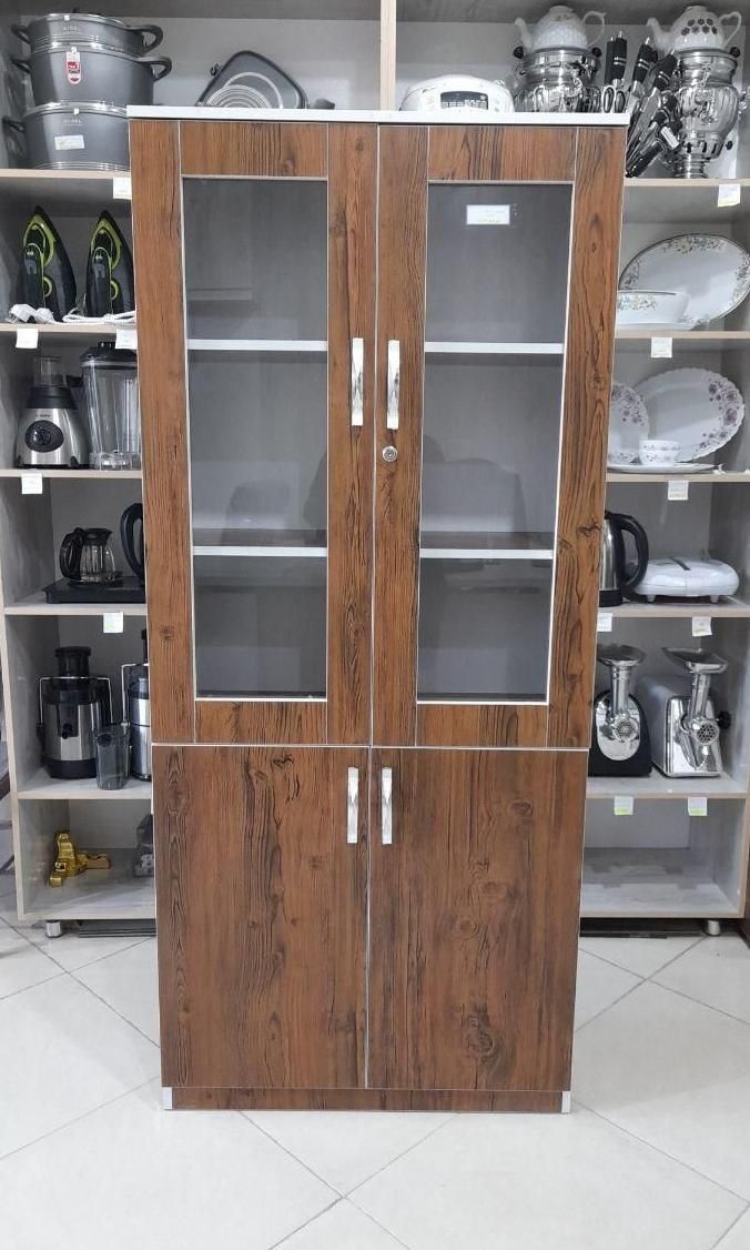 کتابخانه زونکن خور درب شیشه اثاث مارکت|کتابخانه، شلف، قفسه‌های دیواری|سیرجان, |دیوار