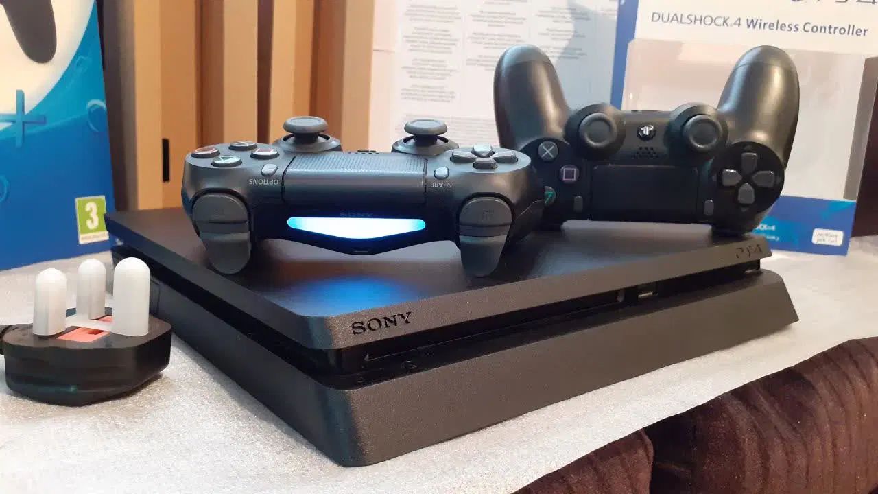 *PS4 SLIM 2216*دودسته فقط ازجعبه بازشده نولازرورقی|کنسول، بازی ویدئویی و آنلاین|تهران, چیتگر جنوبی|دیوار