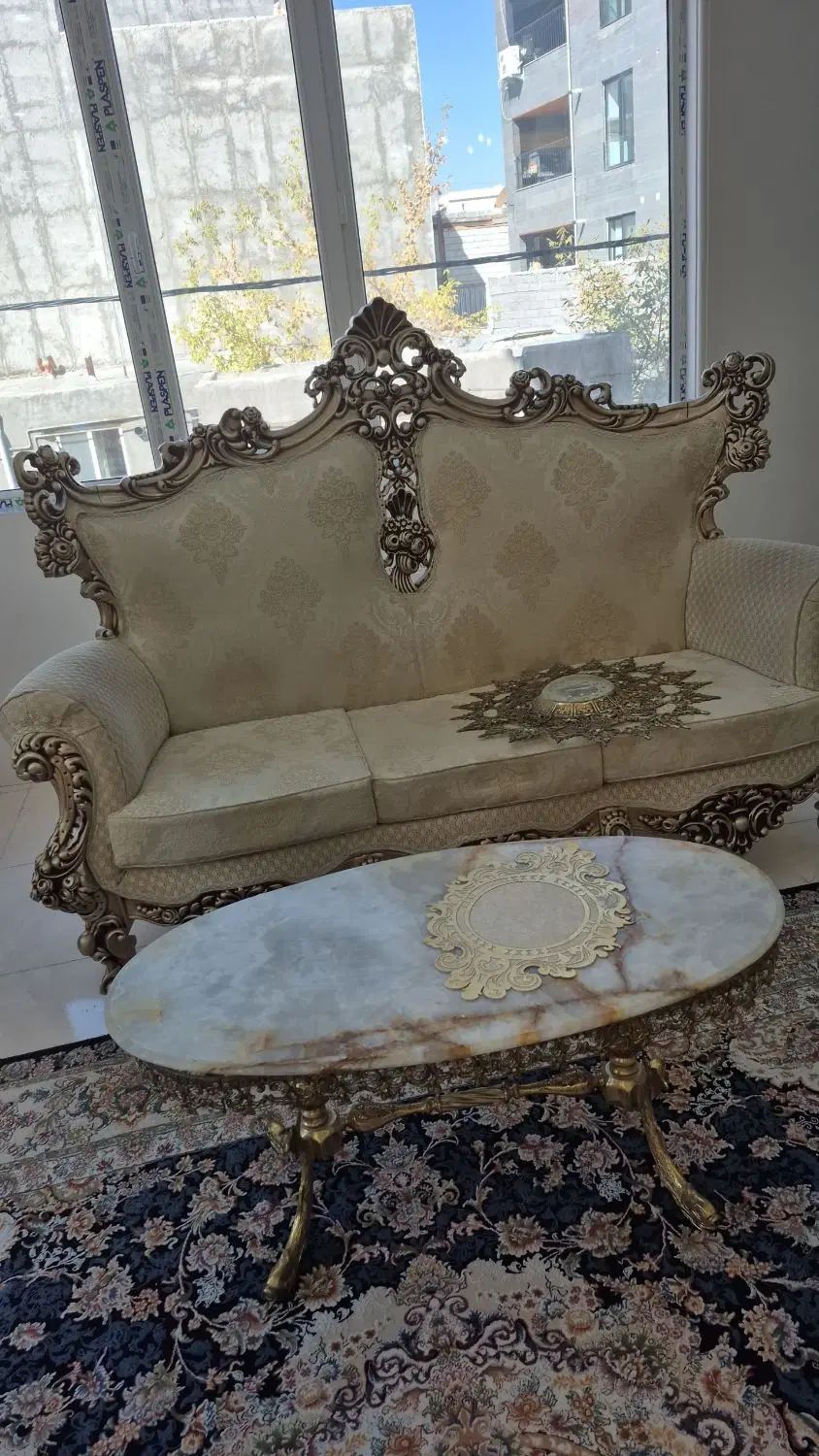 فروش میز ناهار خوری 6 نفره کاملا نو به دلیل مهاجرت|مبلمان خانگی و میز عسلی|ماکو, |دیوار