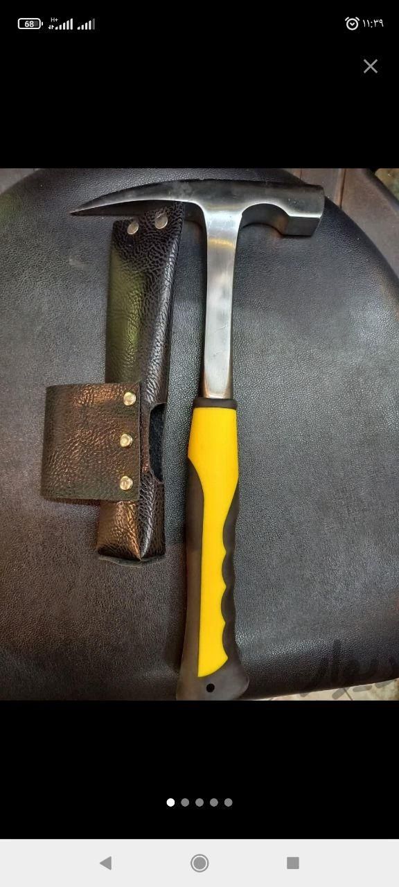 چکش زمین شناسی چینی بهمراه کیف کمری چرم|ابزارآلات|تهران, فلسطین (میدان انقلاب)|دیوار