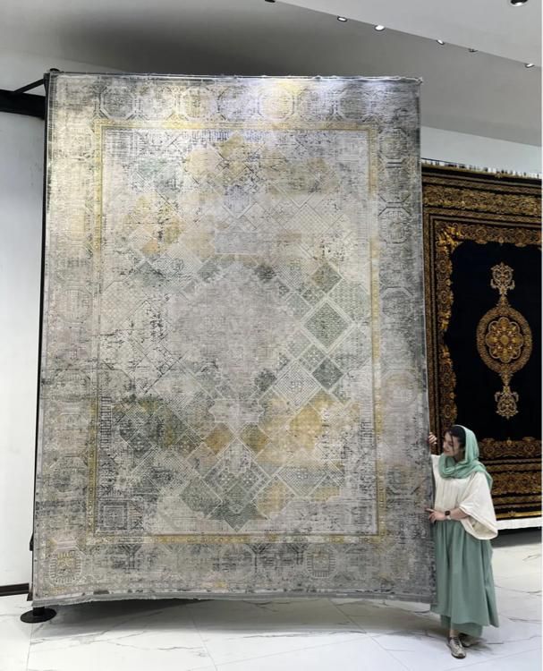 فرش دیوان ستاره طلایی کاشان ۱۲۰۰شانه۱۲متری نو پلمپ|فرش|شیراز, عادل آباد|دیوار