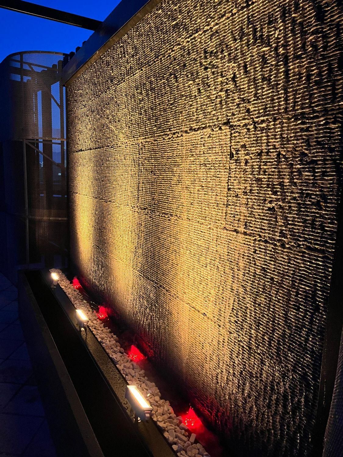 آبنما دیوار خیس سنگی|مصالح و تجهیزات ساختمان|اصفهان, آهنگران|دیوار