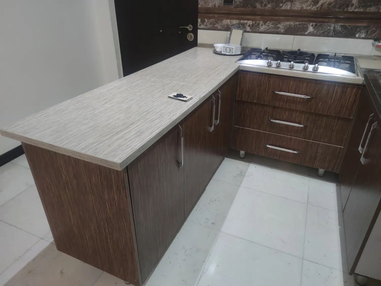 کابینت ام دی اف سالم به همراه گاز هود سینک شیر|اجاق گاز و لوازم برقی پخت‌وپز|تهران, تهران پارس|دیوار