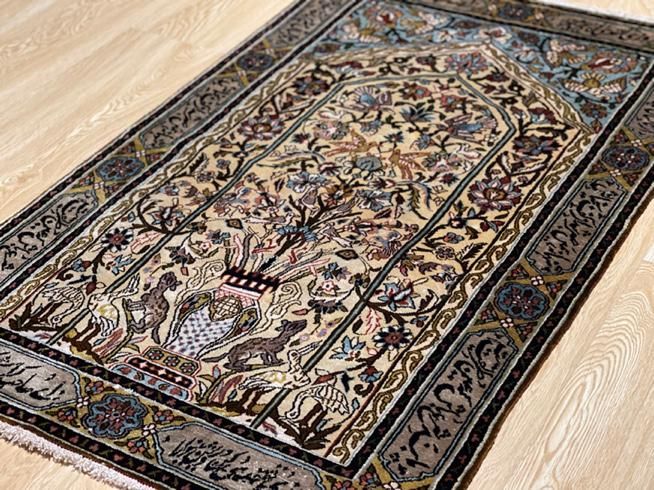 فرش تمام ابریشم طرح محراب گلدانی|فرش|تهران, سلسبیل جنوبی|دیوار